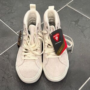 Vans Kids High-Top Sneakers in Light Cream